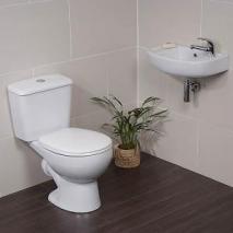 Classic white bathroom in Coppell, Texas